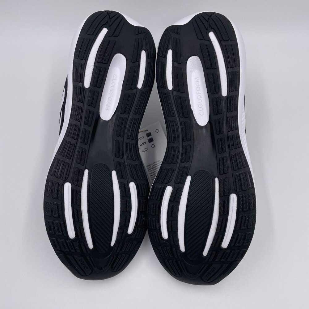 adidas Runfalcon 3.0 Black / White Womens Shoes - Picture 6 of 8